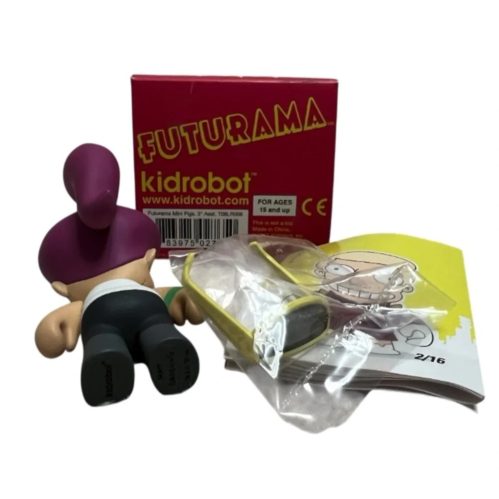 Kidrobot Futurama One Eyed Leela Mini Action Figure